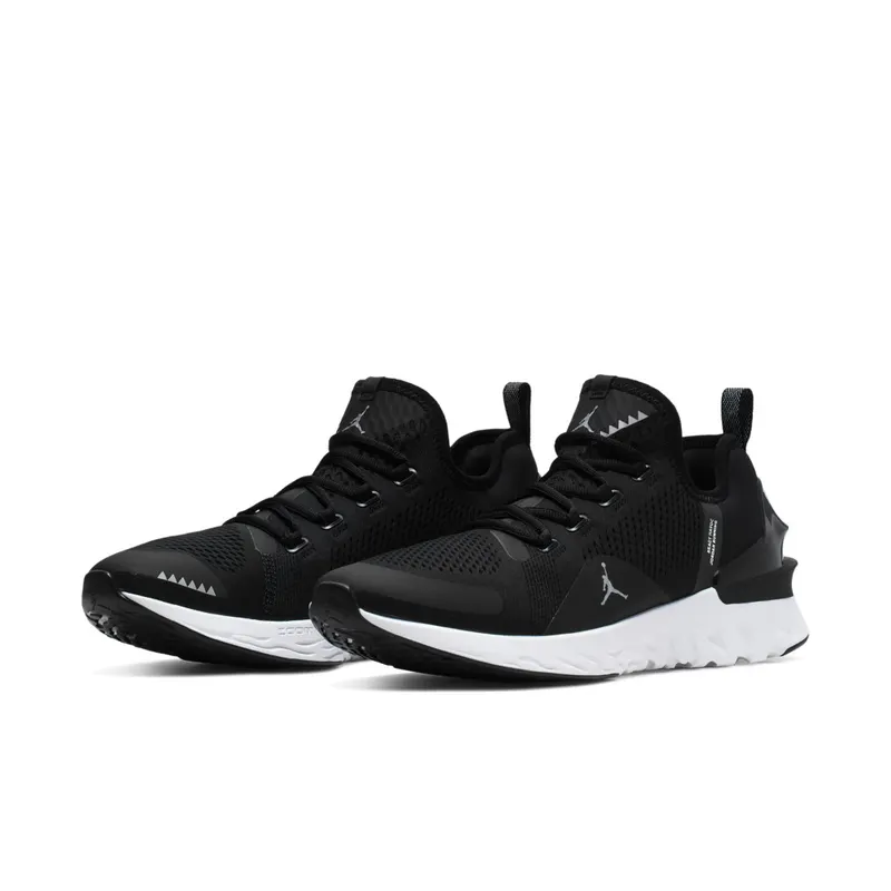 Jordan React Havoc Black White Black/White-Metallic Silver (AR8815-001)