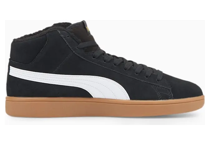 Puma Smash v2 Mid Winter Wit/Zwart (375870-01)