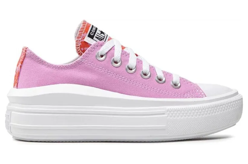 Converse Chuck Taylor All Star Move Platform Low Tropical Florals Beyond Pink (A00563C)