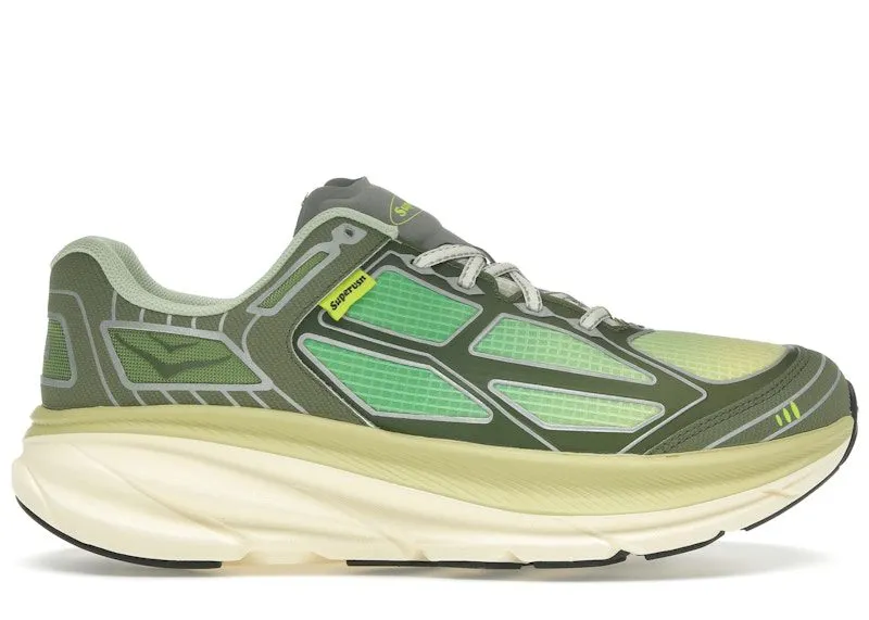 Hoka One Clifton One9 Supervsn Green Flash (1173070-GHL)