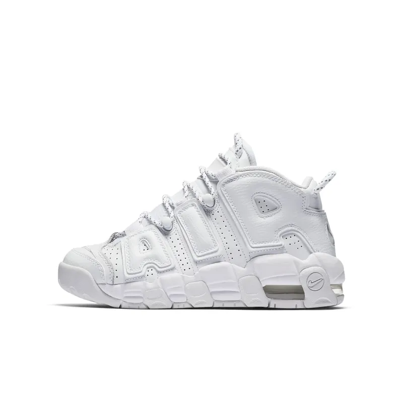 Nike Air More Uptempo Triple White (GS) White/White-White (415082-102)