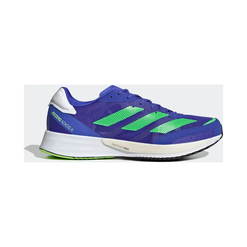 adidas Adizero Adios 6 Laufschuh GREEN / Screaming Green / Cloud White (H67510)