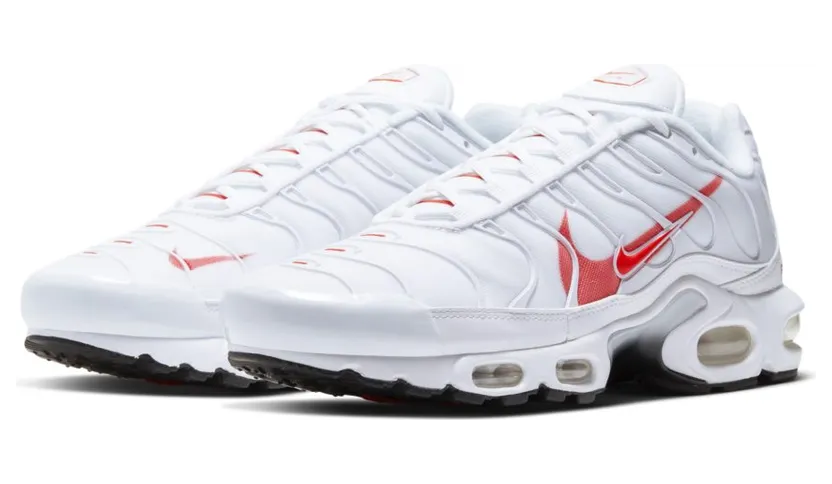 Nike Air Max Plus White Crimson Swoosh (CU3454-100)