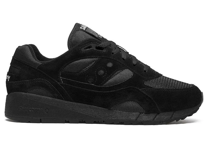 Saucony Shadow 6000 Black White Tongue Logo (S70441-72)
