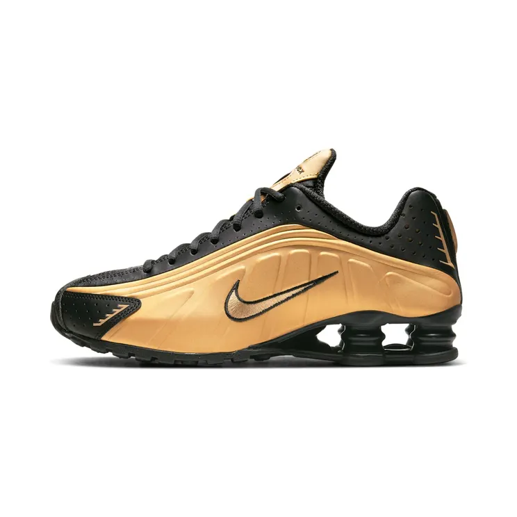 Nike Shox R4 Metallic Gold Black