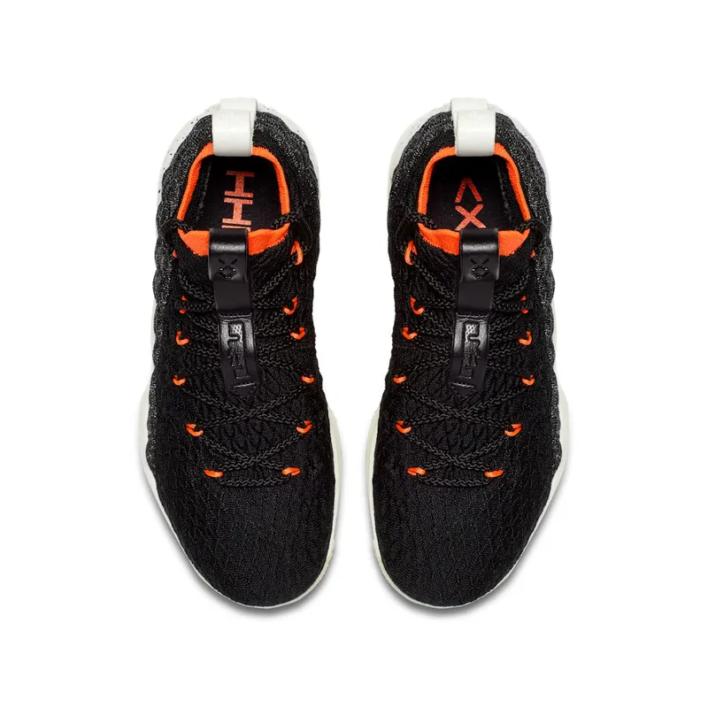 Nike LeBron 15 Black Bright Crimson (GS) Black/Sail-Bright Crimson (AQ6176-002)