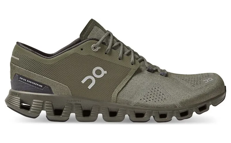 On Running Cloud X Olive Green Fir (40.99242)