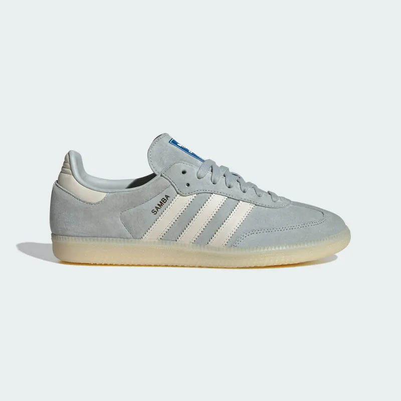 adidas Samba OG Shoes Wonder Silver / Chalk White / Off White (IG6177)