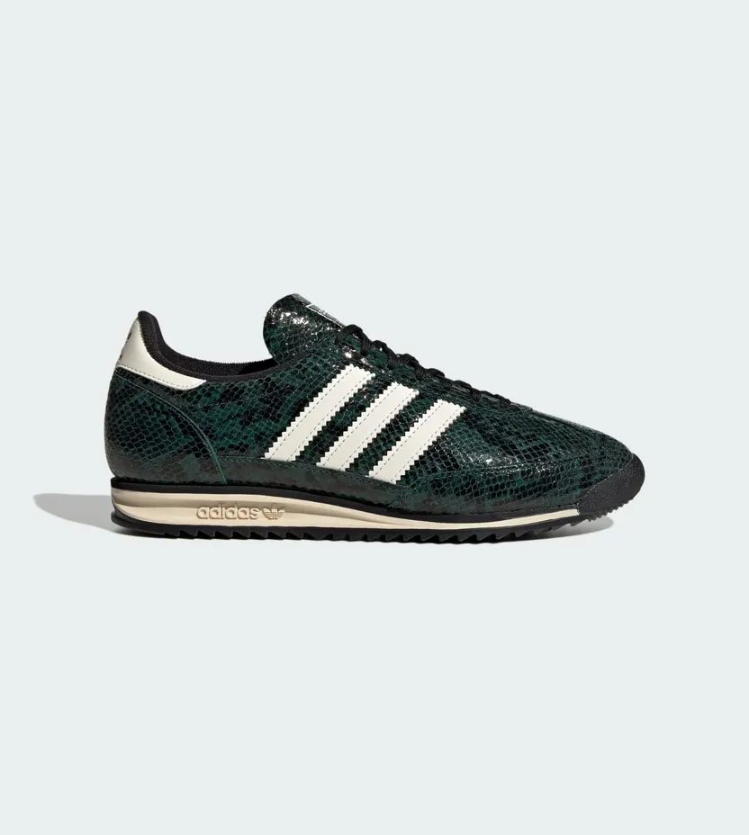 Adidas SL 72 OG Collegiate Green / Core Black / Cream White “Snake” (JS3982)