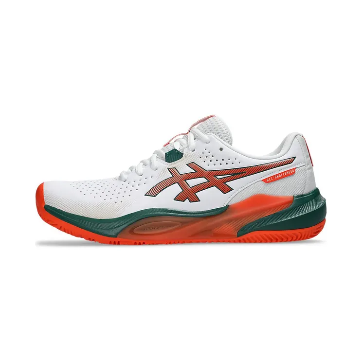 ASICS GEL-CHALLENGER 15 PADEL “White / Energy Orange” (1041A511-102)