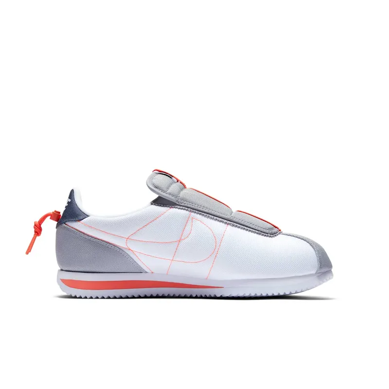 Nike Cortez Basic Slip Kendrick Lamar White White/Thunder Blue-Wolf Grey-Turf Orange (AV2950-100)