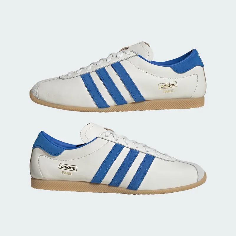 Adidas REKORD Shoes Core White / Blue / Gum (KJ1014)