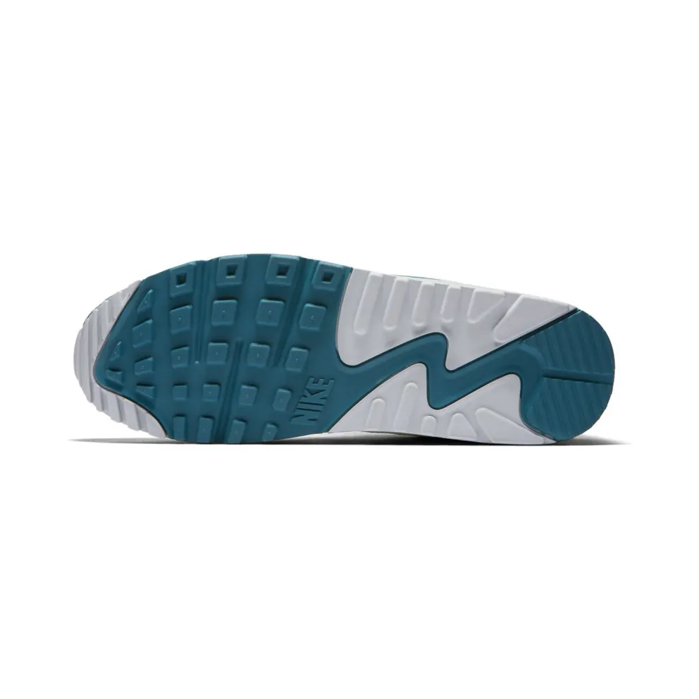 Nike Air Max 90/1 Spruce Lime White/Geo Teal-Lime Blast-Wolf Grey (AJ7695-103)