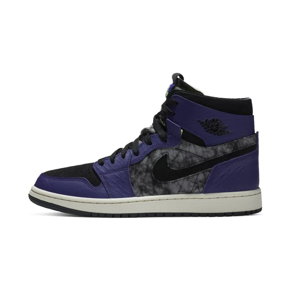 Jordan 1 High Zoom Air CMFT Bayou Boys Court Purple/Black-Electric Green (DC2133-500)