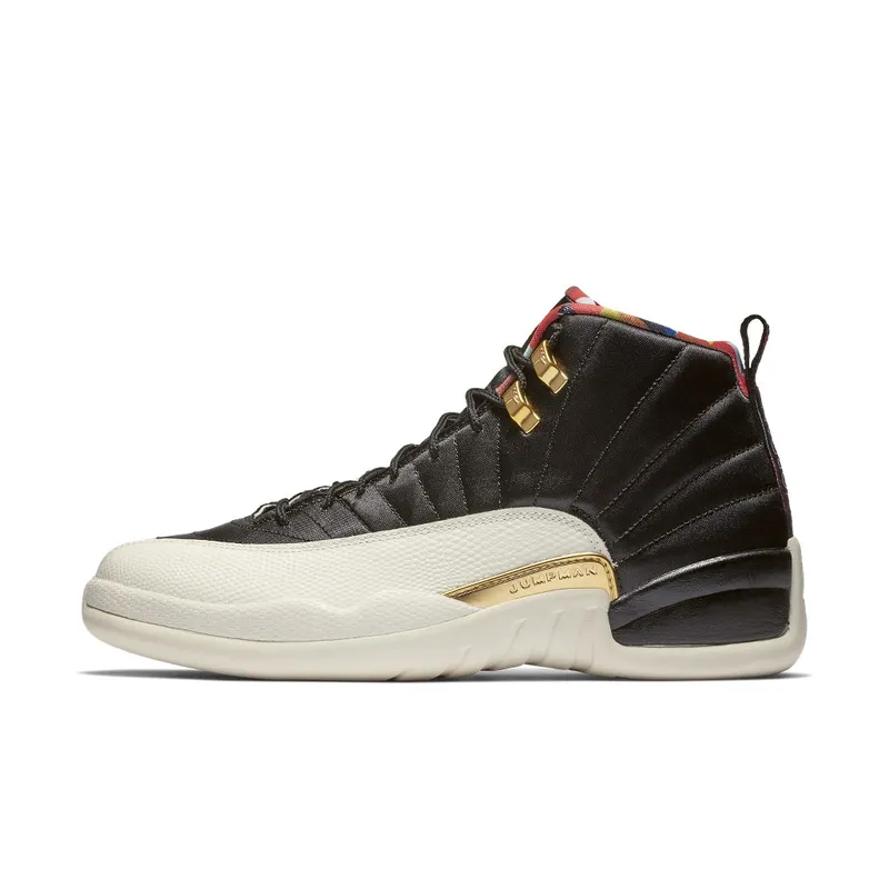 Jordan 12 Retro Chinese New Year (2019) Black/True Red-Sail-Metallic Gold (CI2977-006)