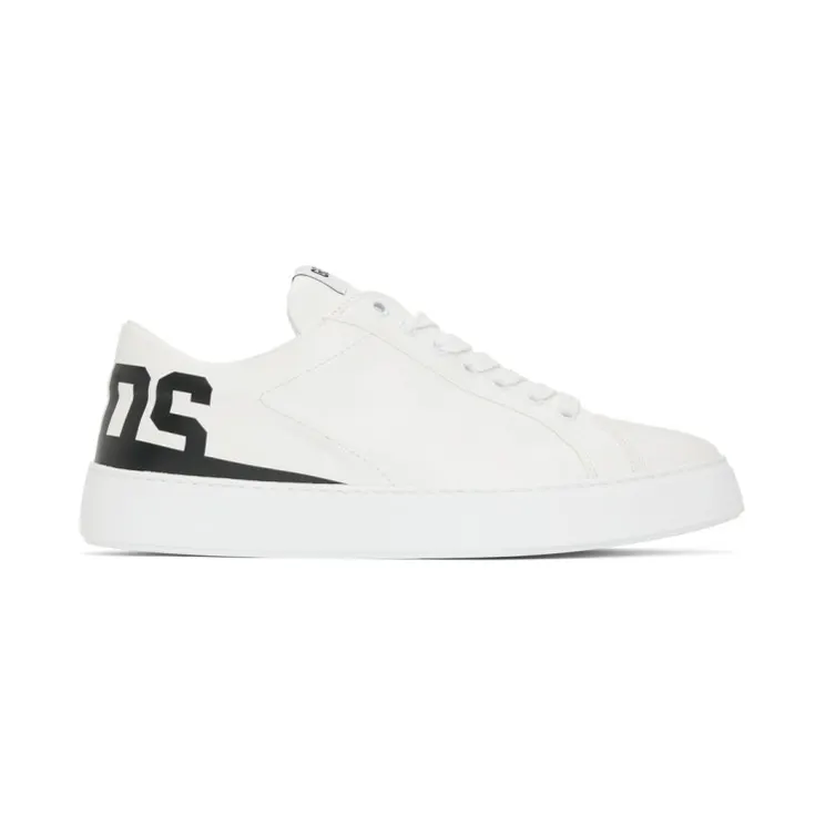 GCDS White and Black Bucket Sneakers (FW21M010001)