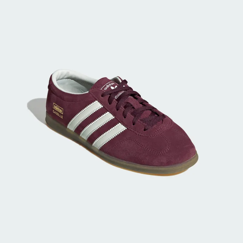 Adidas GAZELLE LO PRO Shoes Maroon / Core White / Gum (IH6940)