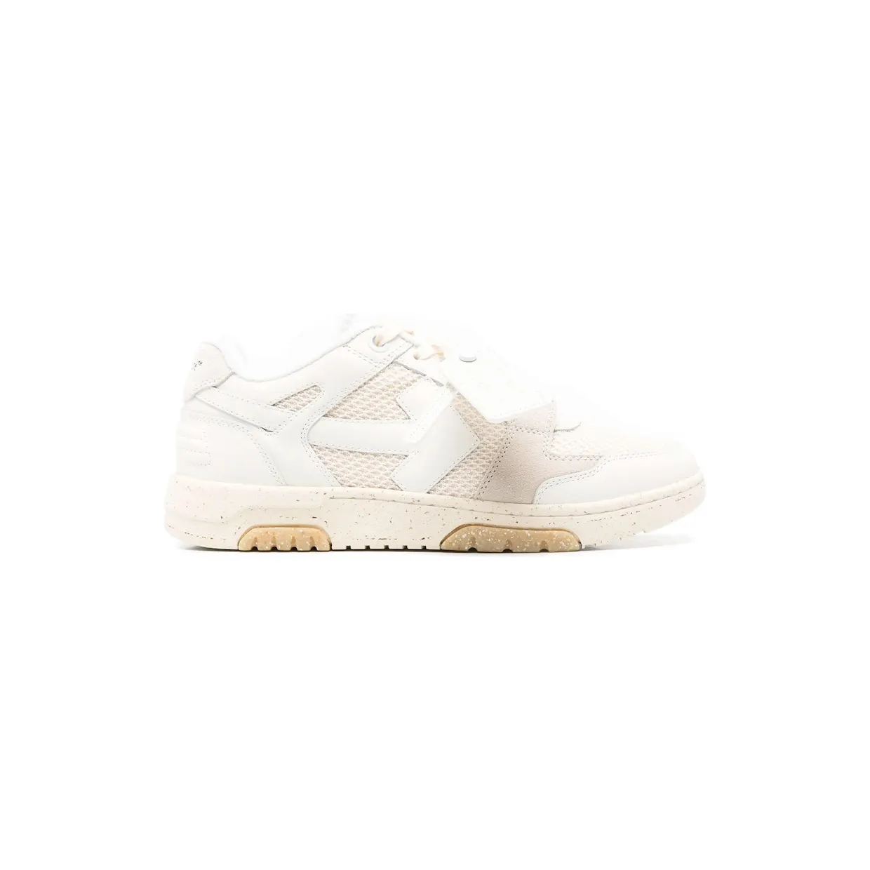 OFF-WHITE Out Of Office Slim Low Tops White/Cream (OMIA243C99LEA002010A)
