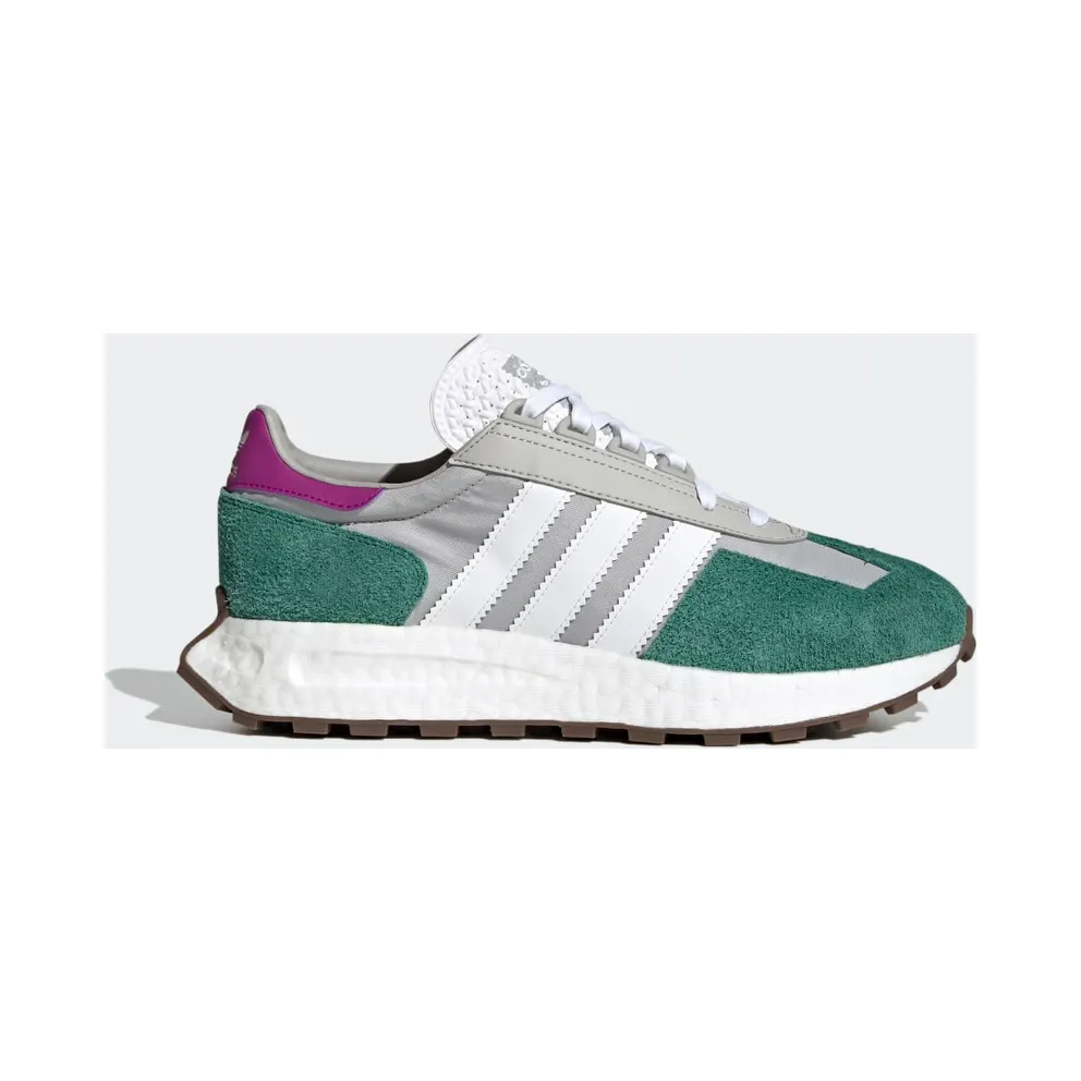 adidas Retropy E5 Schuh Grey Two / Cloud White / Collegiate Green (H03076)
