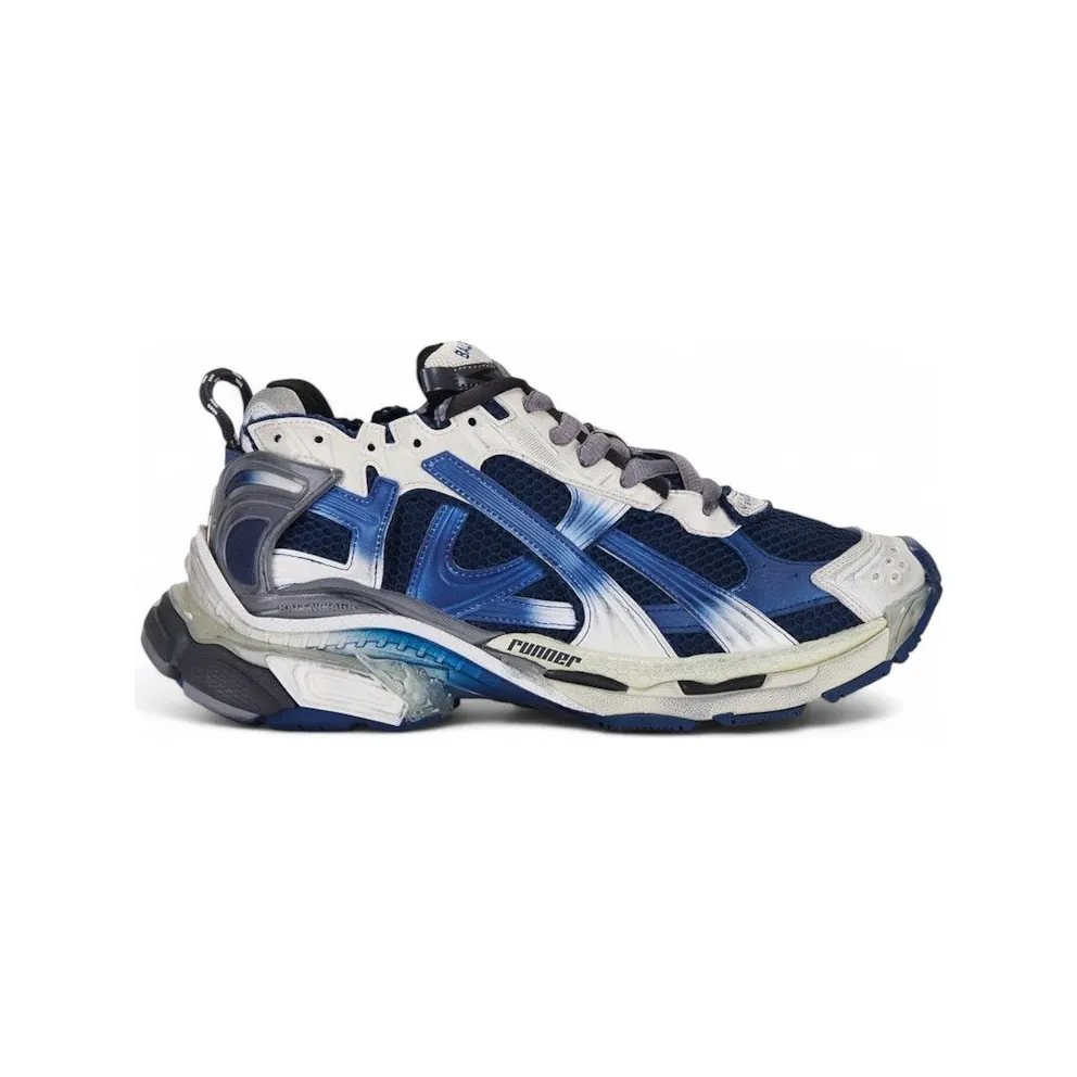 Balenciaga Runner Gradient White Navy Grey (772774WRUNG2410)