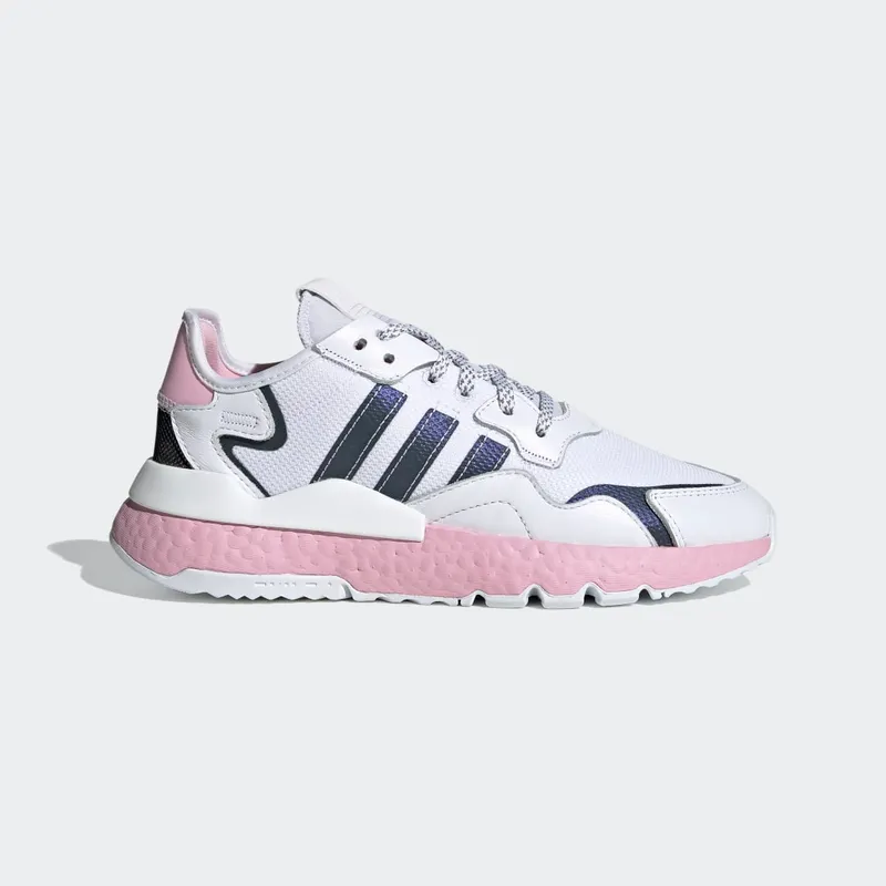 adidas Nite Jogger Cloud White True Pink (W) Cloud White/True Pink/Core Black (EG7942)