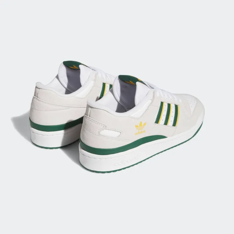 Adidas Forum 84 Low ADV Crystal White / Dark Green / Preloved Yellow (IG7583)