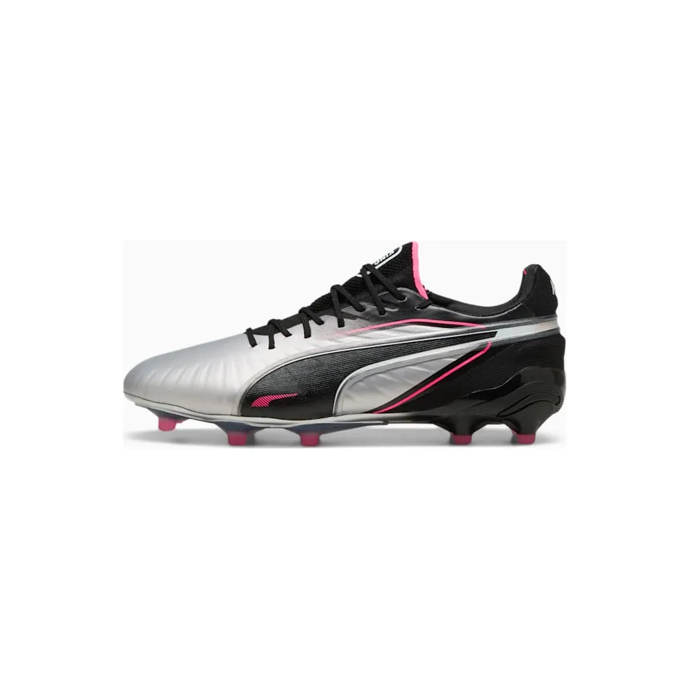 Puma King Ultimate FG/AG Silver Black Sun Struck White (108303-03)
