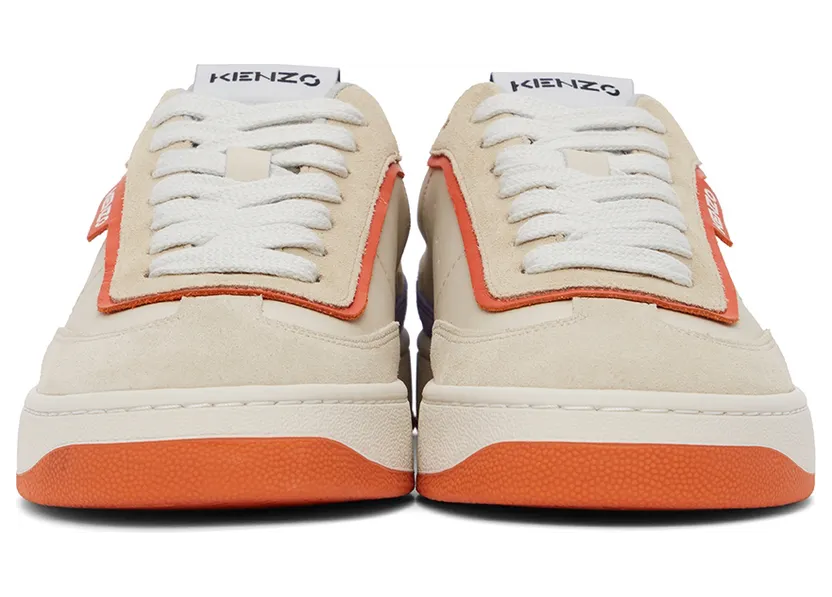 Kenzo White & Green Kourt 80 Sneakers (FC55SN174L64) (2)