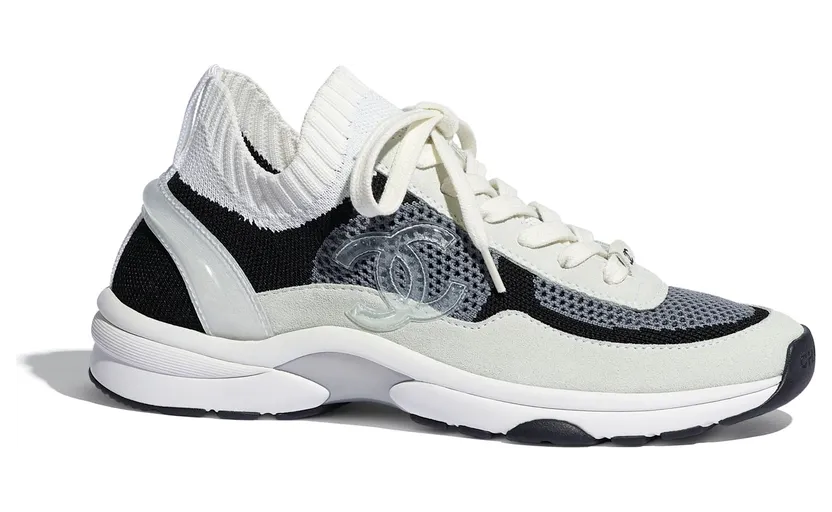 Chanel Low Top Trainer CC Black Ivory (W)