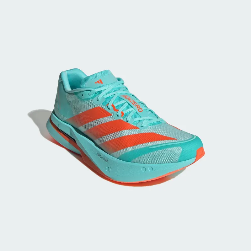Adidas Adizero Boston 13 Flash Aqua / Impact Orange / Iron Metallic (KZ9027)