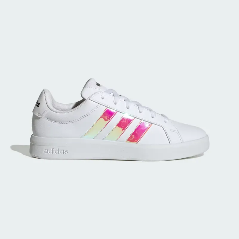 adidas Grand Court Base 3.0 “Cloud White / Cloud White / Core Black” (HQ0083)