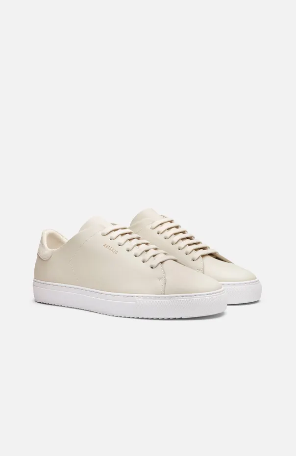 Axel Arigato Clean 90 Sneaker “Light Beige,White” (F4052001) (2)
