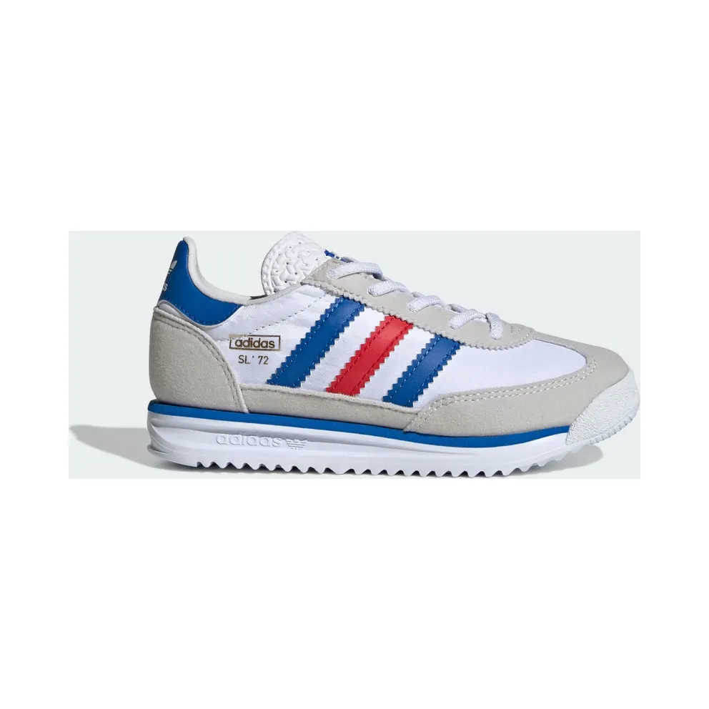 Adidas SL 72 RS Elastic Laces Shoes Cloud White / Blue / Better Scarlet (JQ5962)