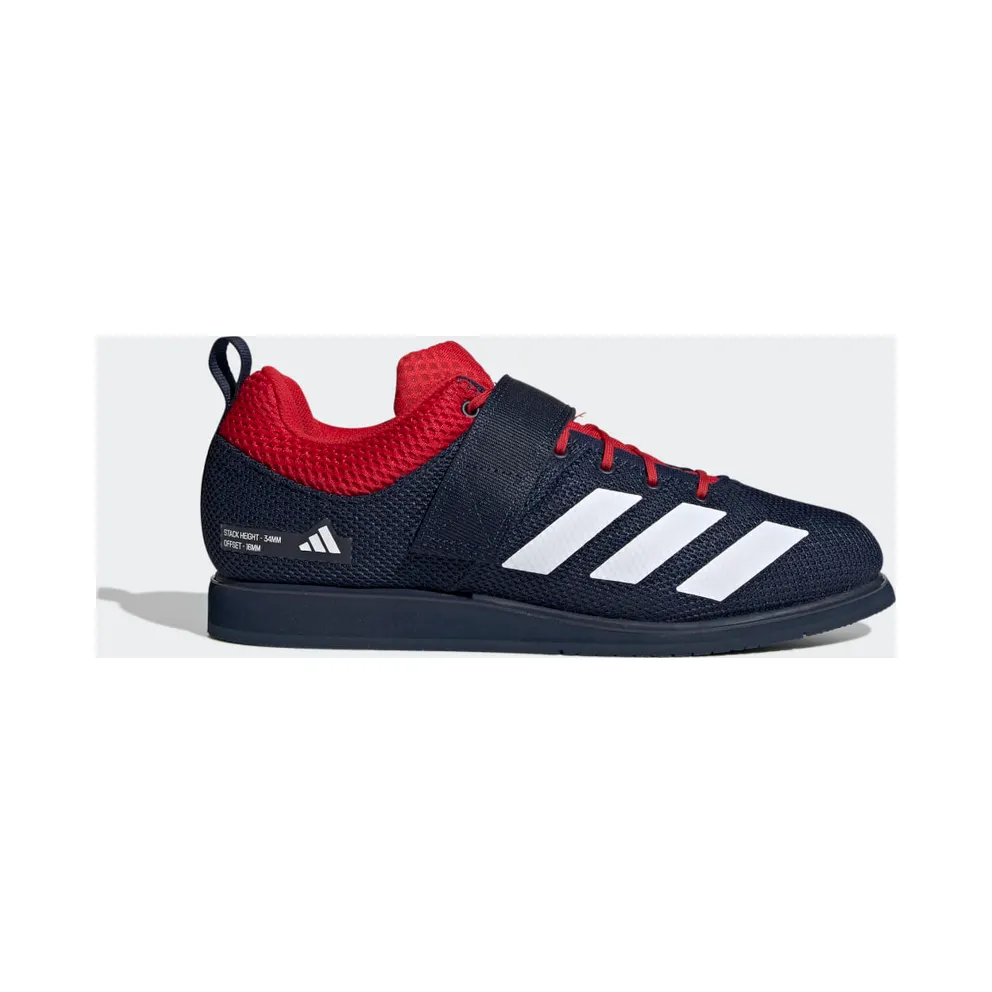 adidas Powerlift 5 Gewichthebeschuh Team Navy Blue 2 / Cloud White / Better Scarlet (HQ3530)
