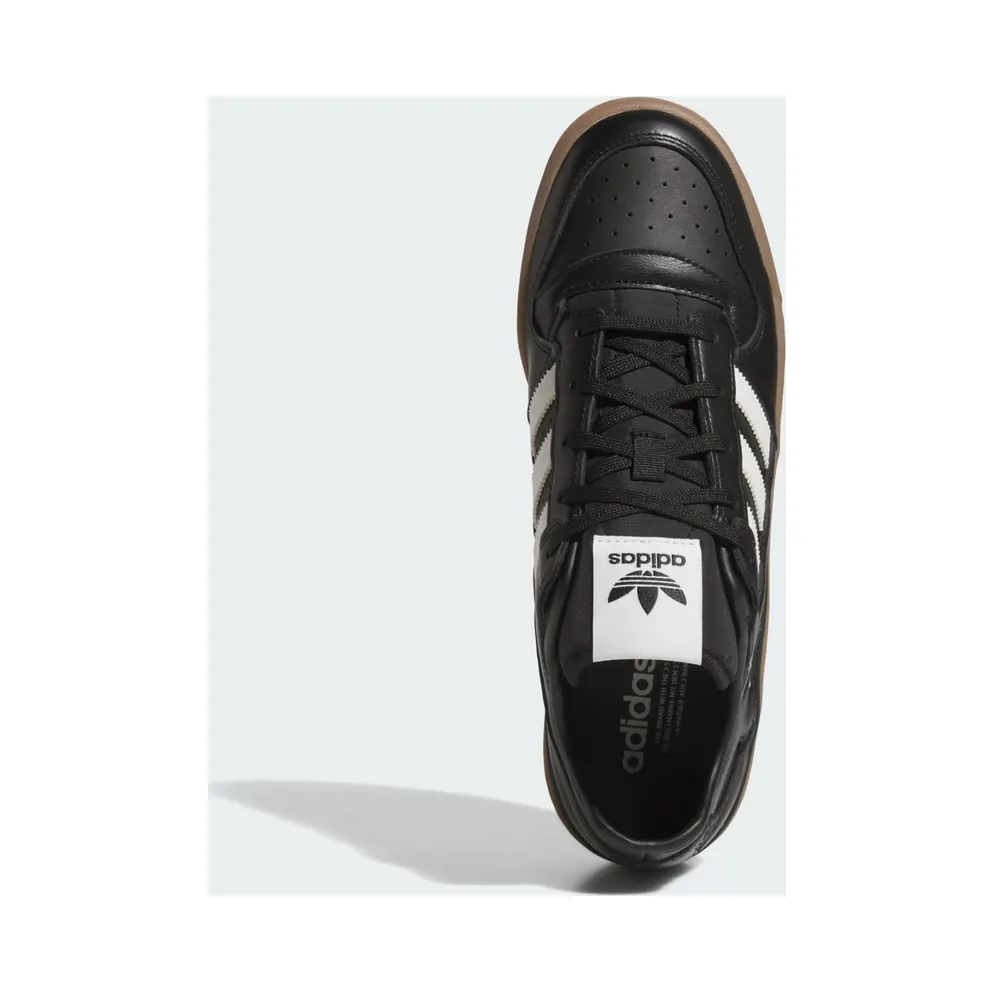 Adidas Forum Low Core Black / Cloud White / Gum M2 (JQ0208)