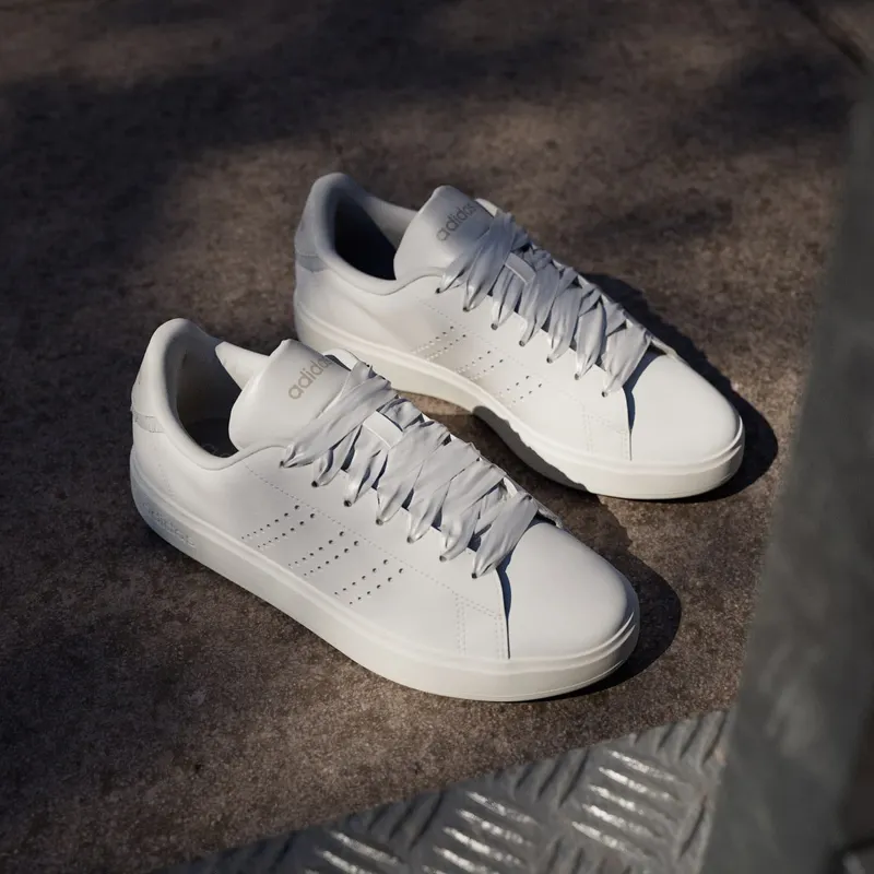Adidas ADVANTAGE 2.0 Shoes Core White / Core White / Cyber Metallic (KJ2120)
