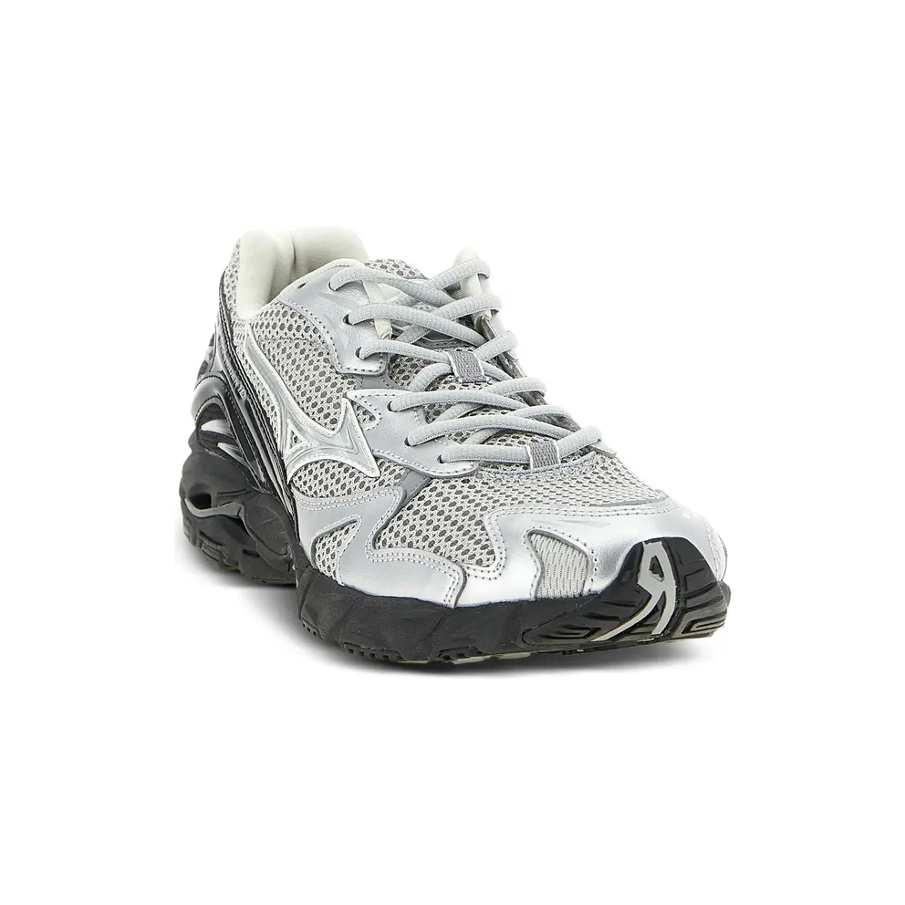 Mizuno Wave Rider 10 Lace-up “Silver/Black” (D1GA2616 02)