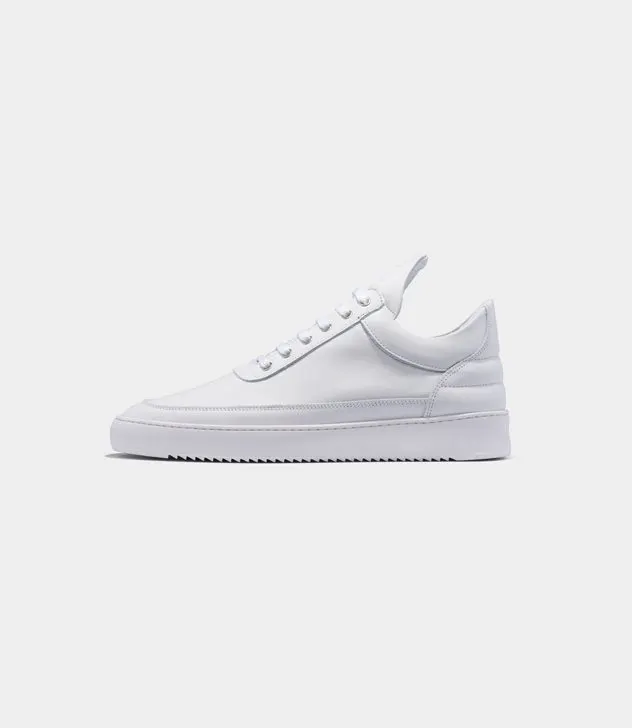 FILLING PIECES Low Top Ripple Nappa All White (25121721855)