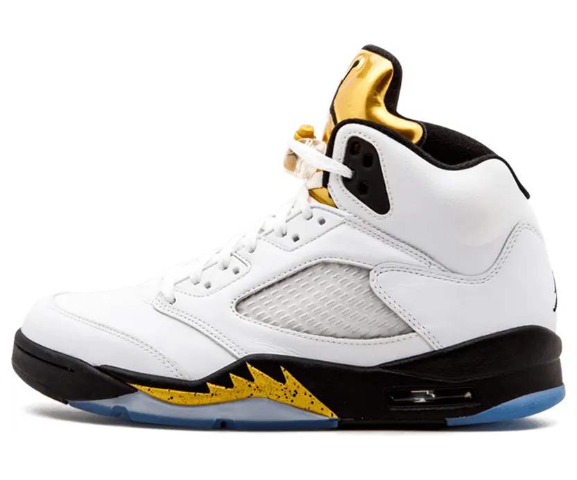 Air Jordan 5 Retro Olympic Gold Tongue (136027-133)