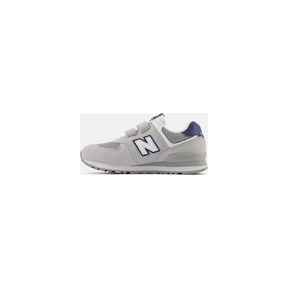 New Balance 574 Hook and Loop Brighton Grey Navy (PV574ESB)