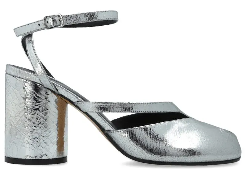 Maison Margiela H80 Tabi Sandal Pump Silver (S58WP0280 P5016 T9002)