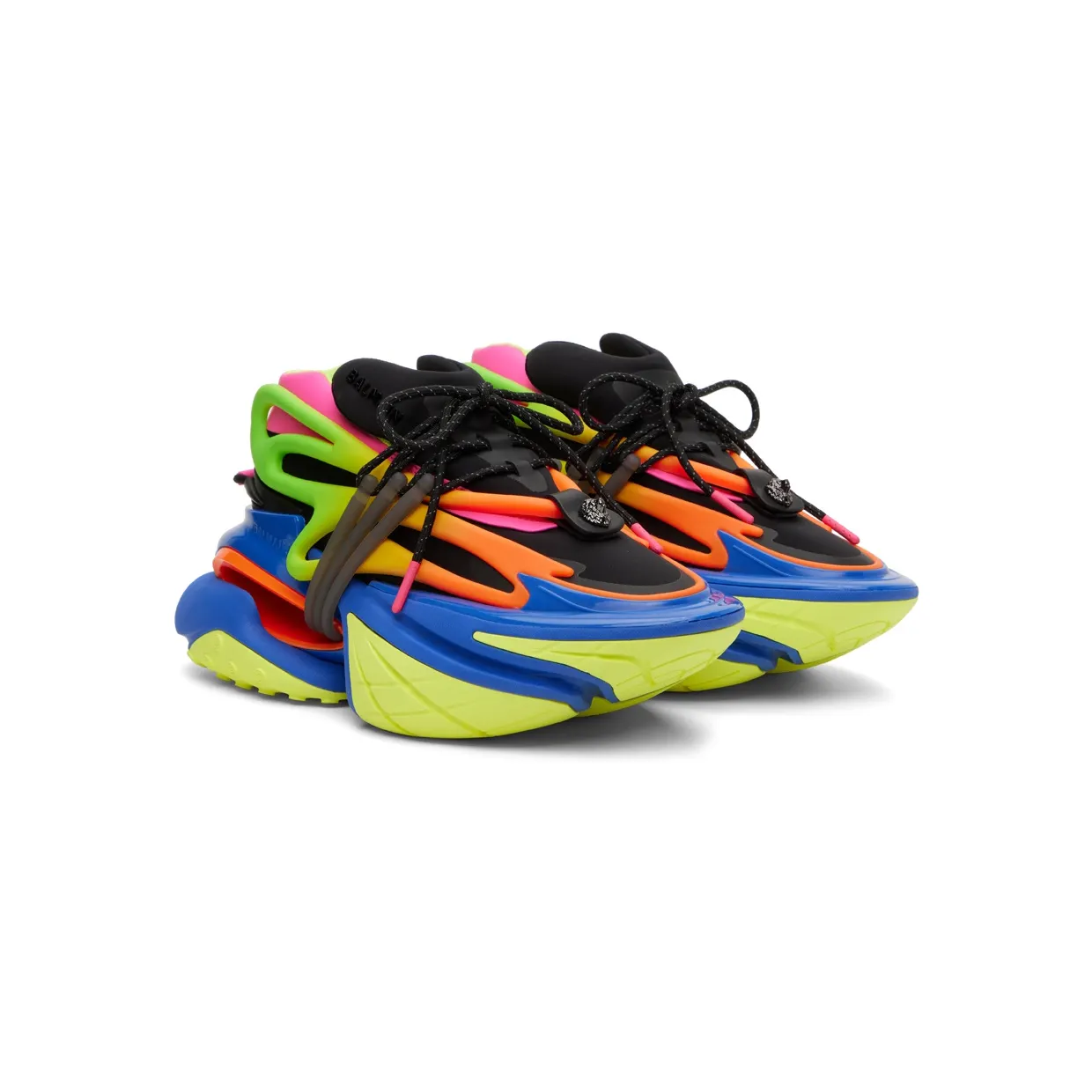 Balmain Multicolor Unicorn Low-Top Sneakers (YM1VJ309KNHC) (4)