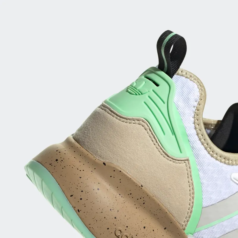 Adidas Star Wars x ZX 2K Boost ‘Mudhorn’ Cloud White/Glory Mint/Core Black (GZ2760)