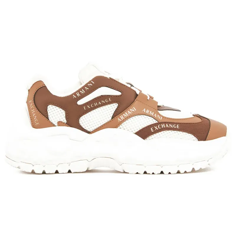 Armani Exchange Armani sneaker Brown / White (XDX120XV708MZ74336)