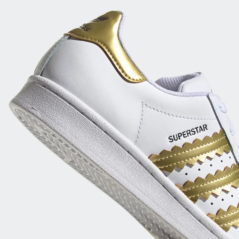 Adidas Superstar Cloud White / Matte Gold / Core Black (H03915)