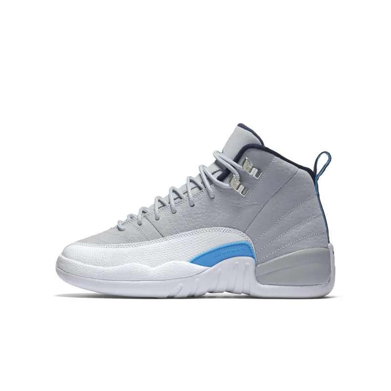 Jordan 12 Retro Grey University Blue (GS) (153265-007)