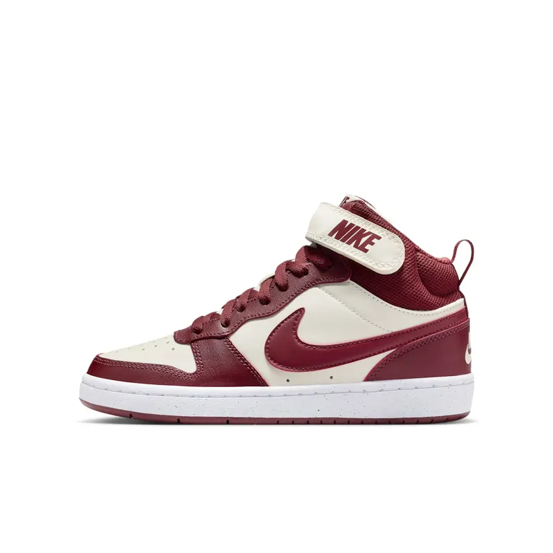 Nike Court Borough Mid 2 Soft Pearl Dark Team Red (CD7782-013)