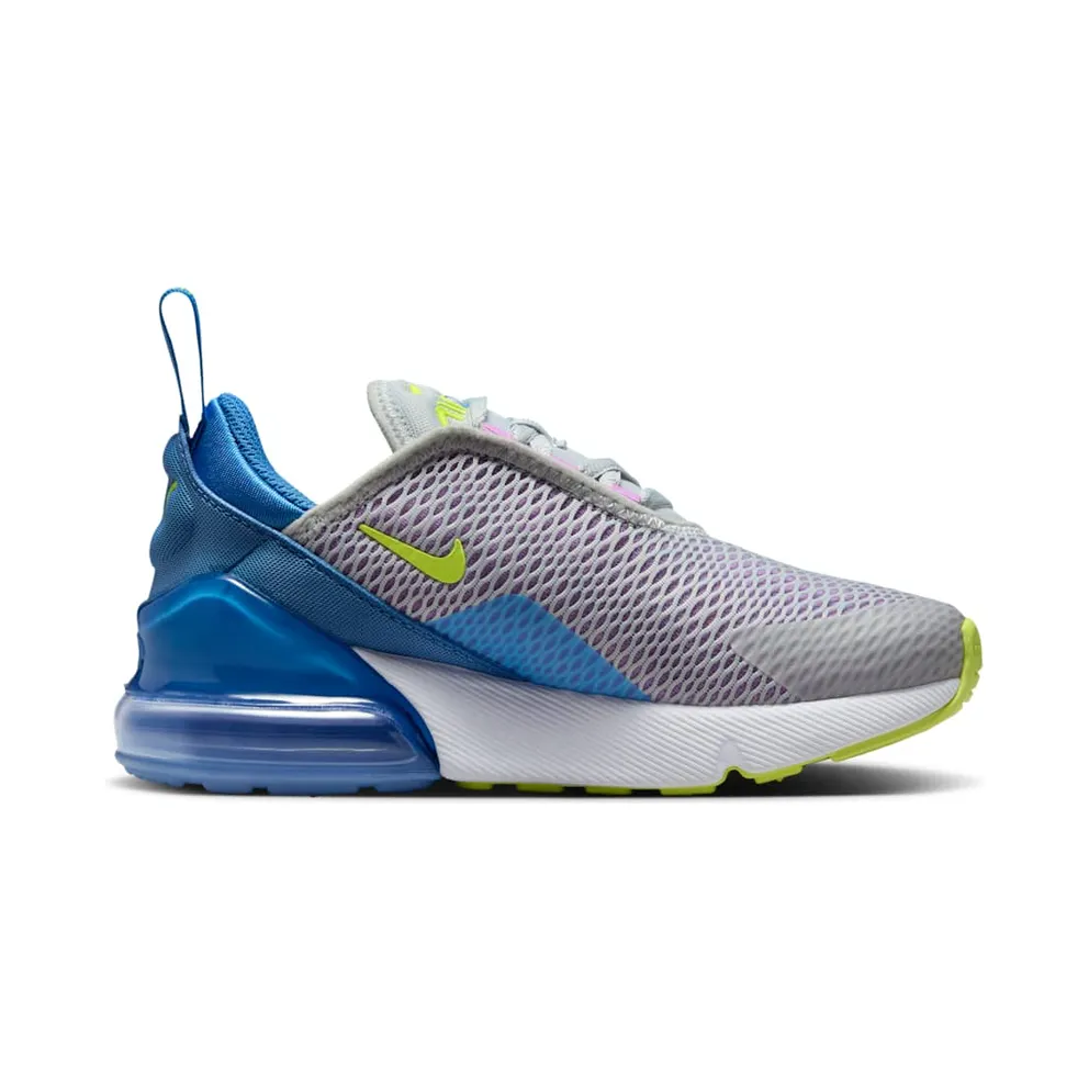 Nike Air Max 270 Pure Platinum Rush Fuchsia Blue Beyond Light Lemon Twist (IB4404-043)