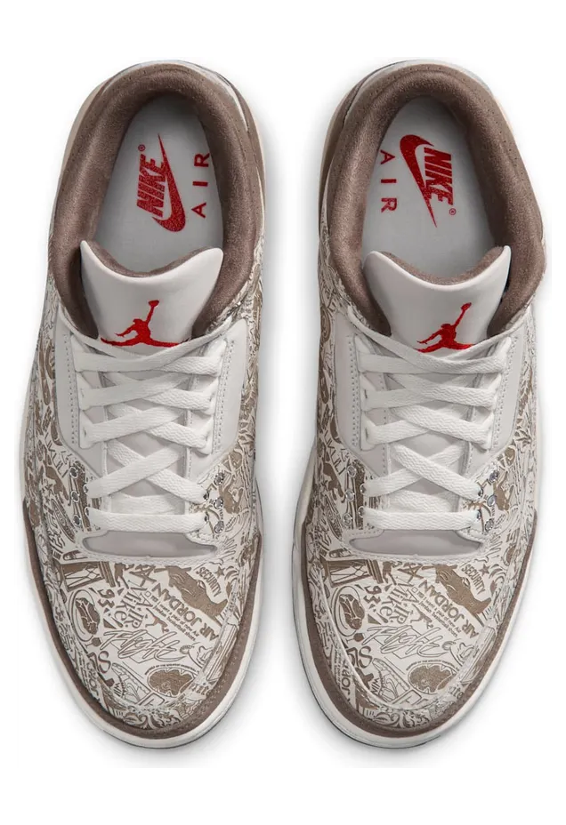 Air Jordan 3 “Laser” (JA1369-001): de hele upper is één tekening (4)