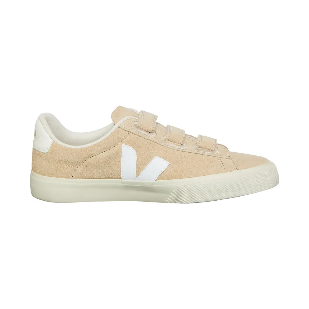 Veja Recife Logo Almond / White (RC0302960B)